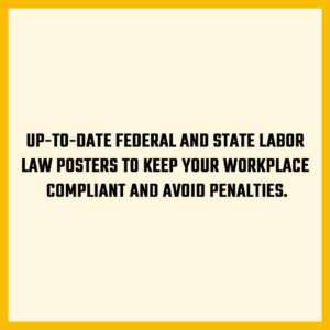 Federal and State Labor Law Posters